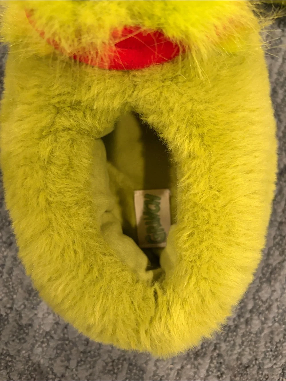 Plush Green Grinch Slippers